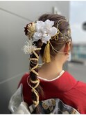 振袖着付け、ヘアアレンジ