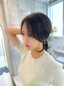 シーシンジュク 新宿南口(Sea shinjuku) 韓国風前髪×シルキーベージュ【髪質改善/新宿/マッシュパーマ】