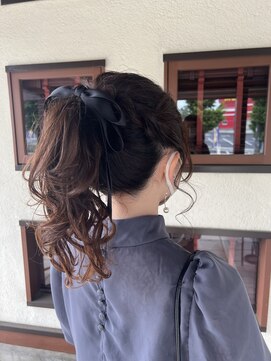 ルガラージュ(le garage) お呼ばれポニーテール◎