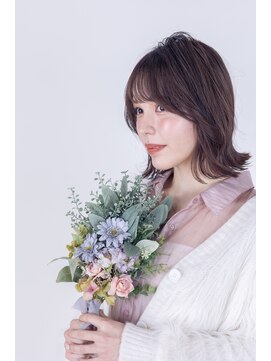 ブリング バイ スノードロップ 吉祥寺(BRING by Snowdrop) 黒髪/グレーベージュ/レイヤーロング/前髪パーマ/吉祥寺