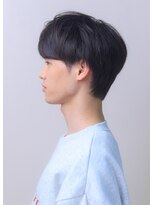 パウダー(powder)&nbsp;韓国 シースルー マッシュ センターパート ツーブロック刈り上げ