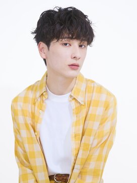 オンク 新宿(onk) 黒髪/グレーベージュ/レイヤーロング/前髪パーマ[新宿駅]