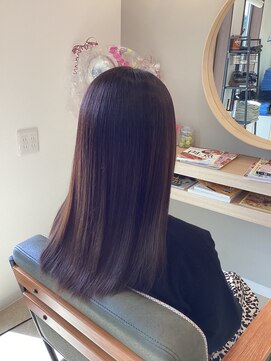 グリーン(green) カラーと縮毛矯正