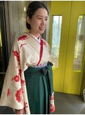 ヘアセット結婚式卒業式二次会10代20代