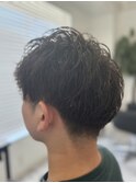 スパイラルニュアンスメンズカットパーマ