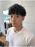 波巻きツイスパミックスパーマ