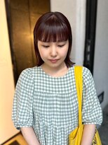 テテ ニコ(tete nico)&nbsp;【大前晴奈】ブリーチなしカラー/チェリーピンク/フルバング