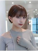 大人美人ショート透明感カラー髪質改善トリートメント艶髪