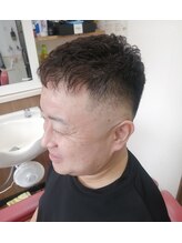 髪部リアン(髪部 lien) スキンフェード＋濡れパン
