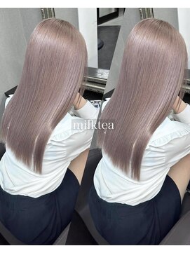 セレーネ ヘアー(Selene hair) ミルクティー グレージュ アッシュ 透明感カラー☆