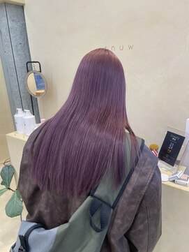 スニュウ(snuw) 【snuw mina】ブリーチカラー/ピンクバイオレット/透明感カラー
