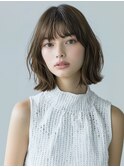 ☆オリーブグレーココアベージュ小顔クラゲヘアー/黒髪/髪質改善