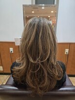 松本平太郎美容室 立川店 【立川 セミロングレイヤー ハイライト 30代40代50代60代◎】