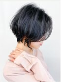 20代30代大人可愛い★小顔ボブ丸みショートウルフカット