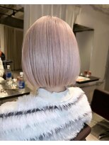 ゲームバイアランスミシー 心斎橋(GAME by Alan Smithee)&nbsp;ホワイトピンク/ダブルカラー/髪質改善カラー/心斎橋