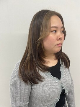 エル 新小岩(elu) 美髪/ワイドバング/レイヤーカット/くすみベージュ/新小岩駅