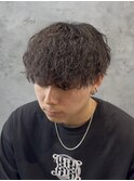 シャッフルパーマ