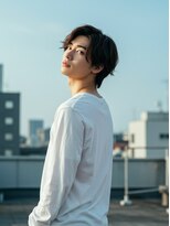 ネオリーブアーチ 武蔵小山店(Neolive arch)&nbsp;センター分け メンズカット 武蔵小山