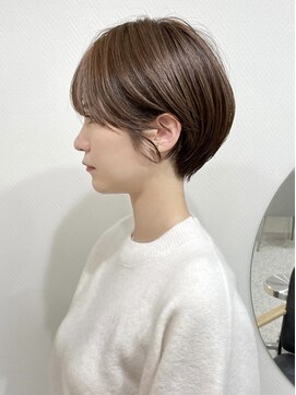 ヘアメイク シンズ レインボー(Hair Make SHIN'S RAINBOW) ショートボブ/大人巻き/ぷつっとボブ/ナチュラルモード/高松