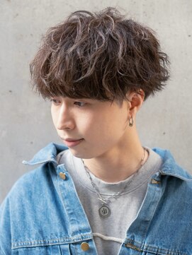 メンズ ソース 天王寺阿倍野(MEN'S SOURCE) ラフマッシュショート/メンズ