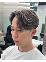 ミユーズシブヤフラッグ(Miyu’s Shibuya Flag)&nbsp;カット×白髪メッシュハイライト