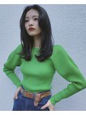 ミディアムレイヤーカット