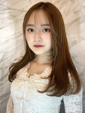 ロンド フィーユ(Lond fille) チャコール/オリーブグレー/レイヤーカット小顔顔周り韓国/銀座