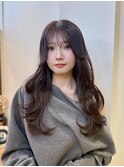 オリーブグレー/韓国風巻き/レイヤーカット/髪質改善/縮毛矯正