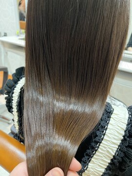 ロイヤルショコラグラデーションナチュラルスリークロング