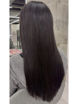 エクステ×ダークブラウン