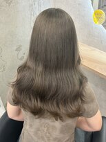 アロ 大阪梅田(alo)&nbsp;【苗代萌】1回ブリーチでできるオリーブベージュ