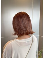 リノア 鵠沼海岸(LINOA)&nbsp;ピンクベージュ×外はねボブ