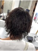 メンズカット波巻ツイストスパイラルパーマ札幌大通バスセンター