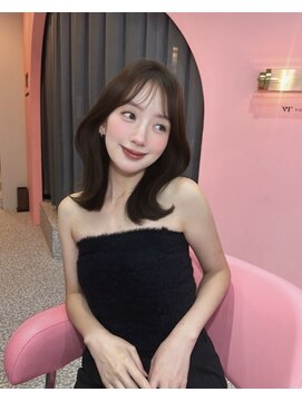 ボタン コロン 表参道 原宿(VOTAN COLON) くびれミディアム/顔まわりカット/小顔ヘア