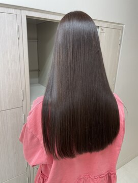 ケンジ 平塚ラスカ店(KENJE) 髪質改善/ロングレイヤー/くびれロング/ダークブラウン