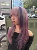 【KOKI】ピンクベージュ×デザインカラー