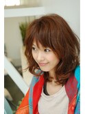 リラックス感がかわいい。ふわくしゅパーマ