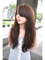 タクト ヘアライフ(takt hair life)&nbsp;アンニュイバングの個性派ロング