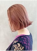 パールピンク_ココアブラウンフリンジウェーブ_ba297211