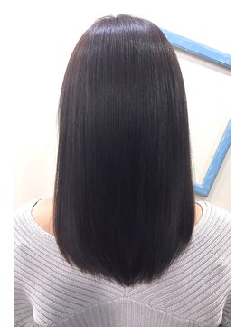 ファム 札幌大通(fam) 30代40代★ツヤ感ストレート◎さら艶ストレートセミディ