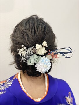 ヘアセットサロンエッジ(Edge) 卒業式ルーズアップスタイル