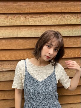 インフィニティ 新富町(Infinity) 【簡単スタイリングヘア】ナチュラル外ハネボブ