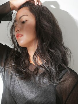 スリール バイ ミリー 江坂(Sourire by milly) 【Sourire 江坂】ダークアッシュ×鎖骨ミディアム