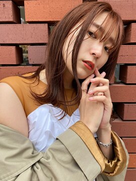 ガレージ バイ グリーン 原宿 表参道(Garage by green) 【loki】セミロング×ベージュ