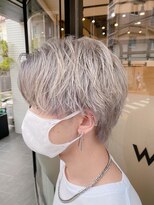 ウィーブス セタガヤ(weaves -SETAGAYA-) 束感波巻きマッシュパーマ×シルバー【weaves-SETAGAYA-】