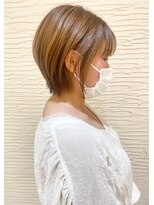 モリオ フロム ロンドン サッポロファクトリー店(morio FROM LONDON)&nbsp;【morio】札幌ボブショート　耳掛け