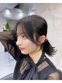 結びたくなる、顔まわりカット、前髪カット、小顔カット