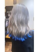 ヘアーワークス ボナ(HAIR WORKS bona.) 似合わせカットとブルーカラー♪