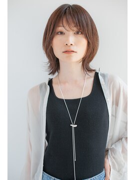 アッシュ 清瀬店(Ash) ミディアムウルフレイヤー