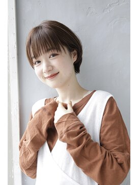 ネオリーブアイム 横浜西口店(Neolive aim) 大人可愛い　耳掛けワイドバング小顔丸みショート【近藤】横浜